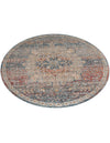 Coastal Haven Collection Area Rug - Seabreeze (Multi) Round Multi  lifestyle 27