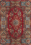 Patio Heritage Collection Area Rug -  Terrace Rectangle Antique Red  lifestyle 2