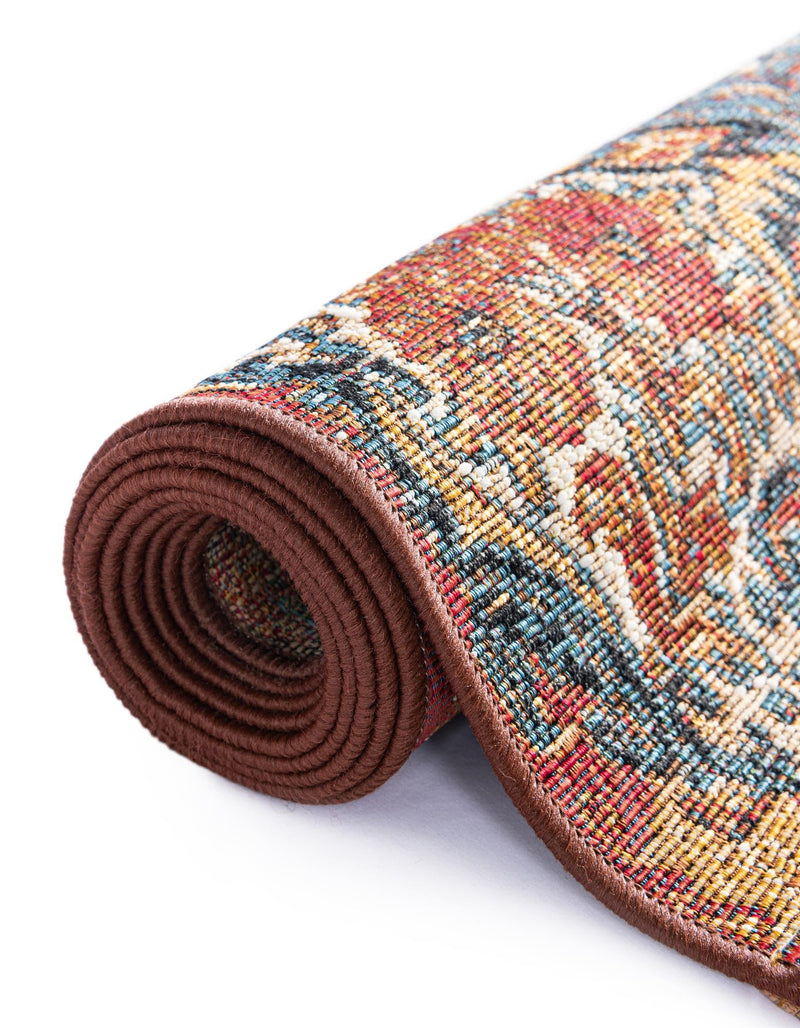 Patio Elegance Collection Area Rug -  Terrace Rectangle Antique Red  lifestyle 19