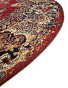 Patio Elegance Collection Area Rug -  Terrace Round Antique Red  lifestyle 61