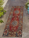Patio Elegance Collection Area Rug -  Terrace Runner Antique Red  lifestyle 38