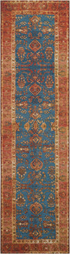 Patio Elegance Collection Area Rug -  Pavilion Runner Navy Blue  lifestyle 23