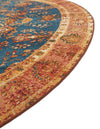 Patio Elegance Collection Area Rug -  Pavilion Round Navy Blue  lifestyle 61