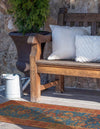 Patio Elegance Collection Area Rug -  Pavilion Runner Navy Blue  lifestyle 32