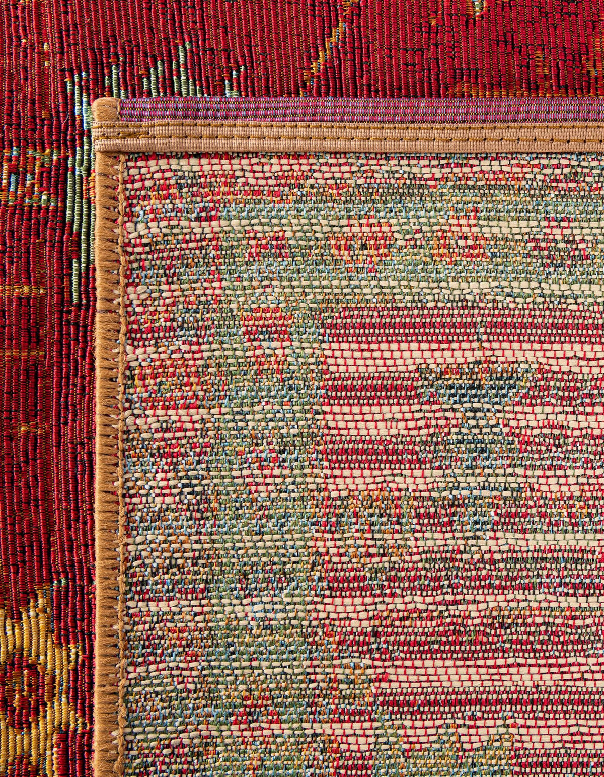Patio Elegance Collection Area Rug -  Arbor Rectangle Red Green Blue  lifestyle 16