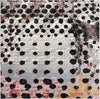 Urban Terrace Collection Area Rug -  Piazza Square White and Black  lifestyle 24
