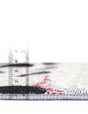Urban Terrace Collection Area Rug -  Piazza Rectangle White and Black  lifestyle 12