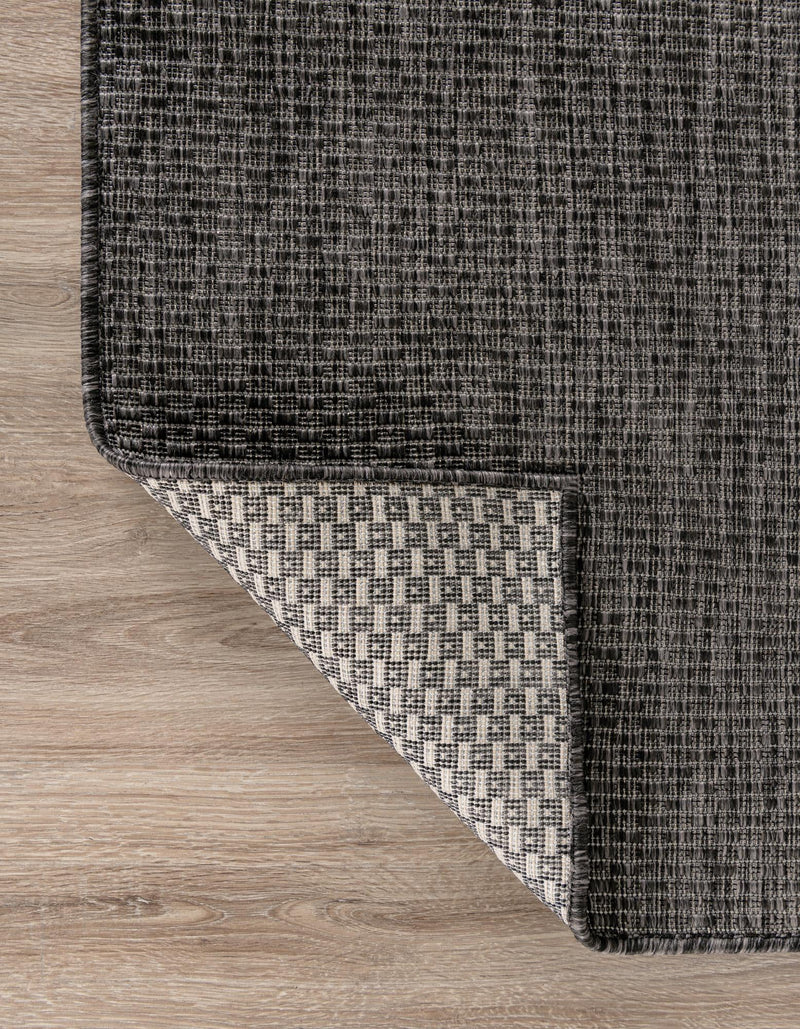 Seaside Serenity Collection Area Rug - Veranda (Black) Rectangle Black  lifestyle 6