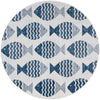 Seaside Haven Rugs Collection Area Rug -  Admiral Round Navy Blue Main
