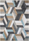 Thar Cotton Collection Area Rug -  Cochin Rectangle Blue Main