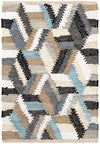 Thar Cotton Collection Area Rug -  Cochin Rectangle Blue  lifestyle 2