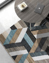 Thar Cotton Collection Area Rug -  Cochin Rectangle Blue  lifestyle 7