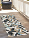 Thar Cotton Collection Area Rug -  Cochin Runner Blue  lifestyle 20