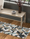 Thar Cotton Collection Area Rug -  Cochin Runner Blue  lifestyle 25