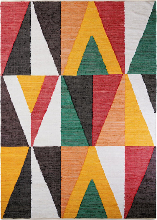 Thar Cotton Collection Area Rug -  Kannur Rectangle Multi Main