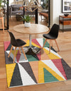 Thar Cotton Collection Area Rug -  Kannur Rectangle Multi  lifestyle 5