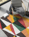 Thar Cotton Collection Area Rug -  Kannur Rectangle Multi  lifestyle 12