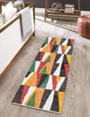 Thar Cotton Collection Area Rug -  Kannur Runner Multi  lifestyle 12