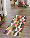 Thar Cotton Collection Area Rug -  Kannur Runner Multi  lifestyle 24