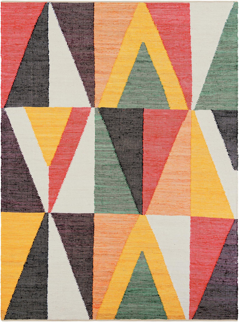 Thar Cotton Collection Area Rug -  Kannur Rectangle Multi  lifestyle 2