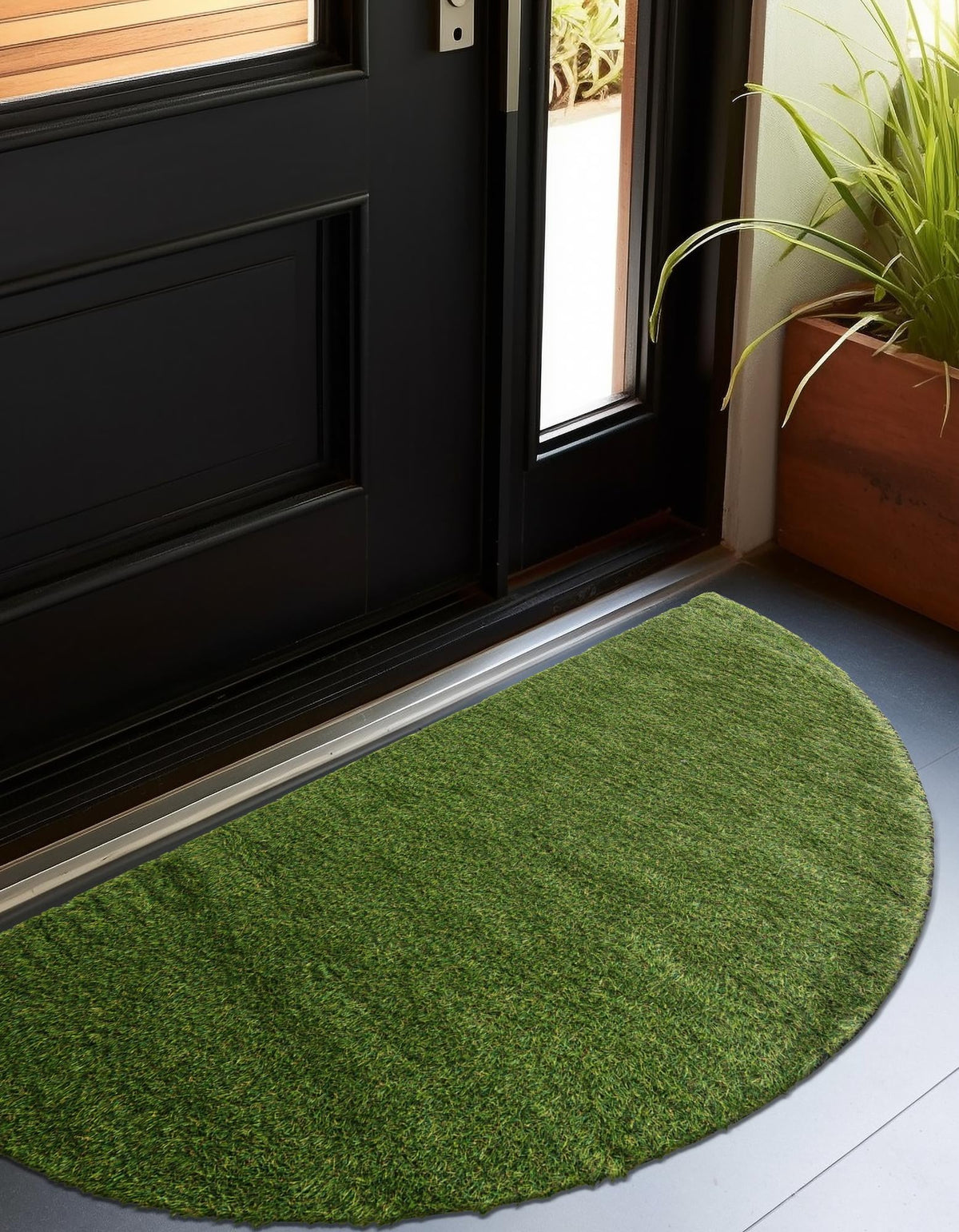 Meadow Retreat Collection Area Rug - Glen Hearth Green  lifestyle 33