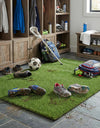 Meadow Retreat Collection Area Rug - Glen Rectangle Green  lifestyle 24