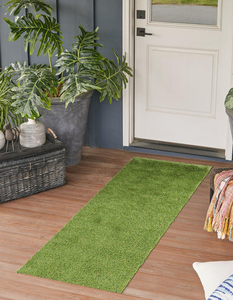 Meadow Retreat Collection Area Rug - Glen Runner Green  lifestyle 63