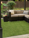 Meadow Retreat Collection Area Rug - Glen Square Green  lifestyle 28