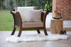 Arctic Lambskin Luxe Collection Area Rug - Tundra Runner White  lifestyle 62