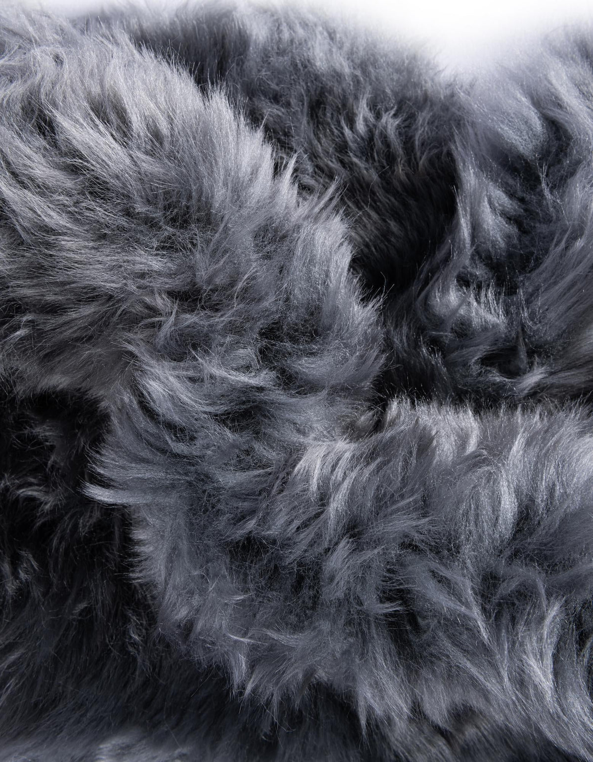Arctic Lambskin Luxe Collection Area Rug - Tundra Rectangle Gray  lifestyle 63