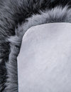 Arctic Lambskin Luxe Collection Area Rug - Tundra Rectangle Gray  lifestyle 68