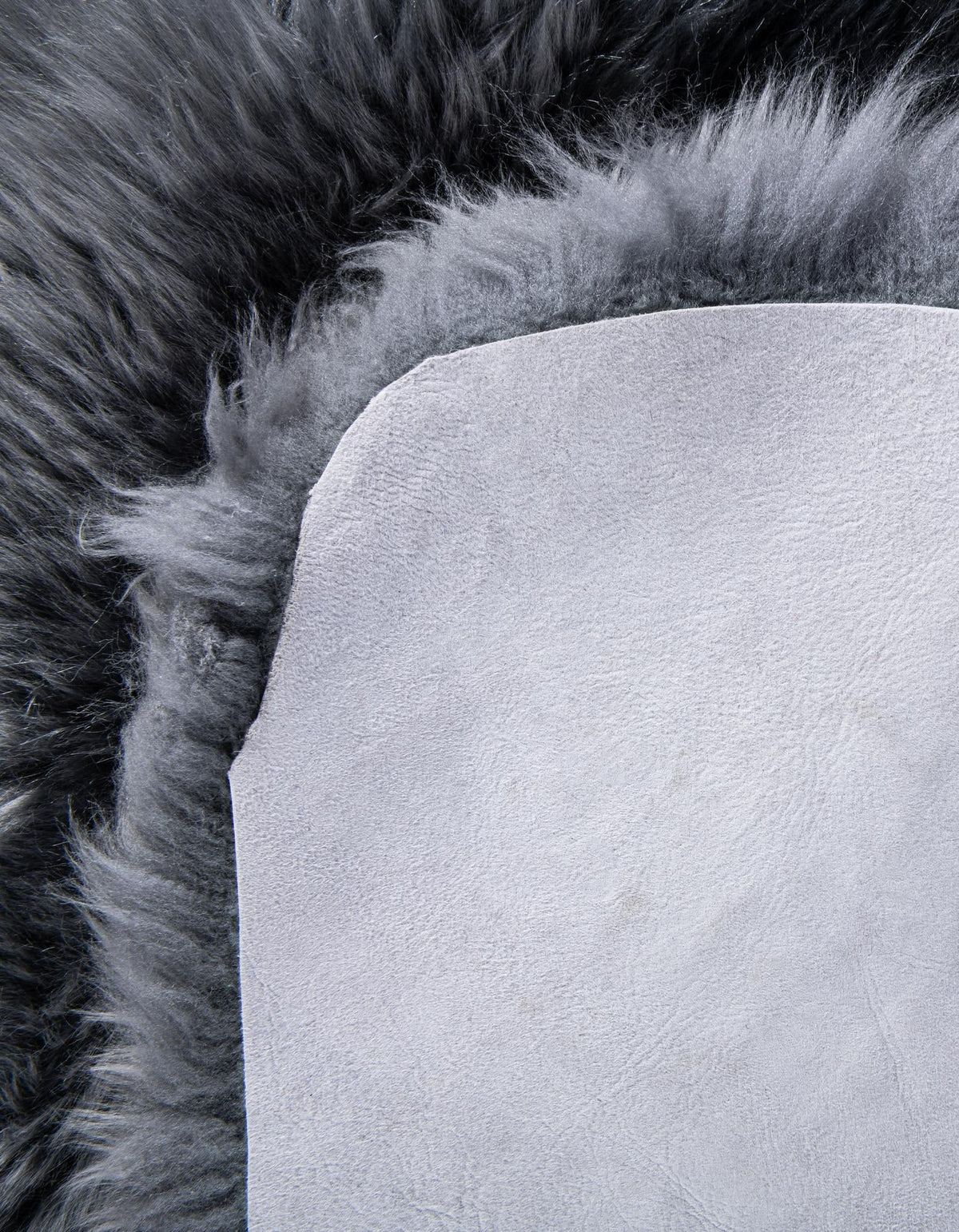 Arctic Lambskin Luxe Collection Area Rug - Tundra Rectangle Gray  lifestyle 68
