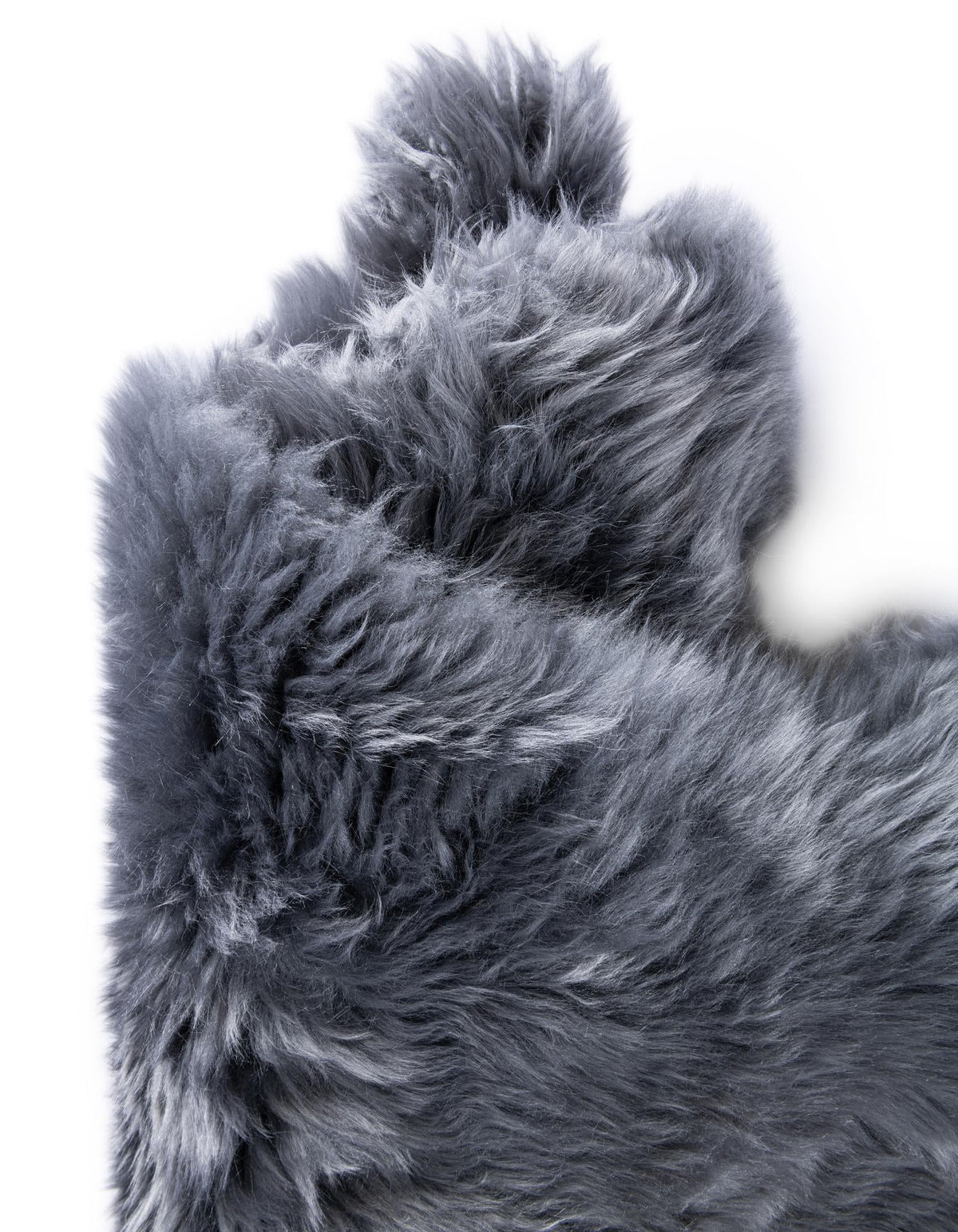 Arctic Lambskin Luxe Collection Area Rug - Tundra Rectangle Gray  lifestyle 78