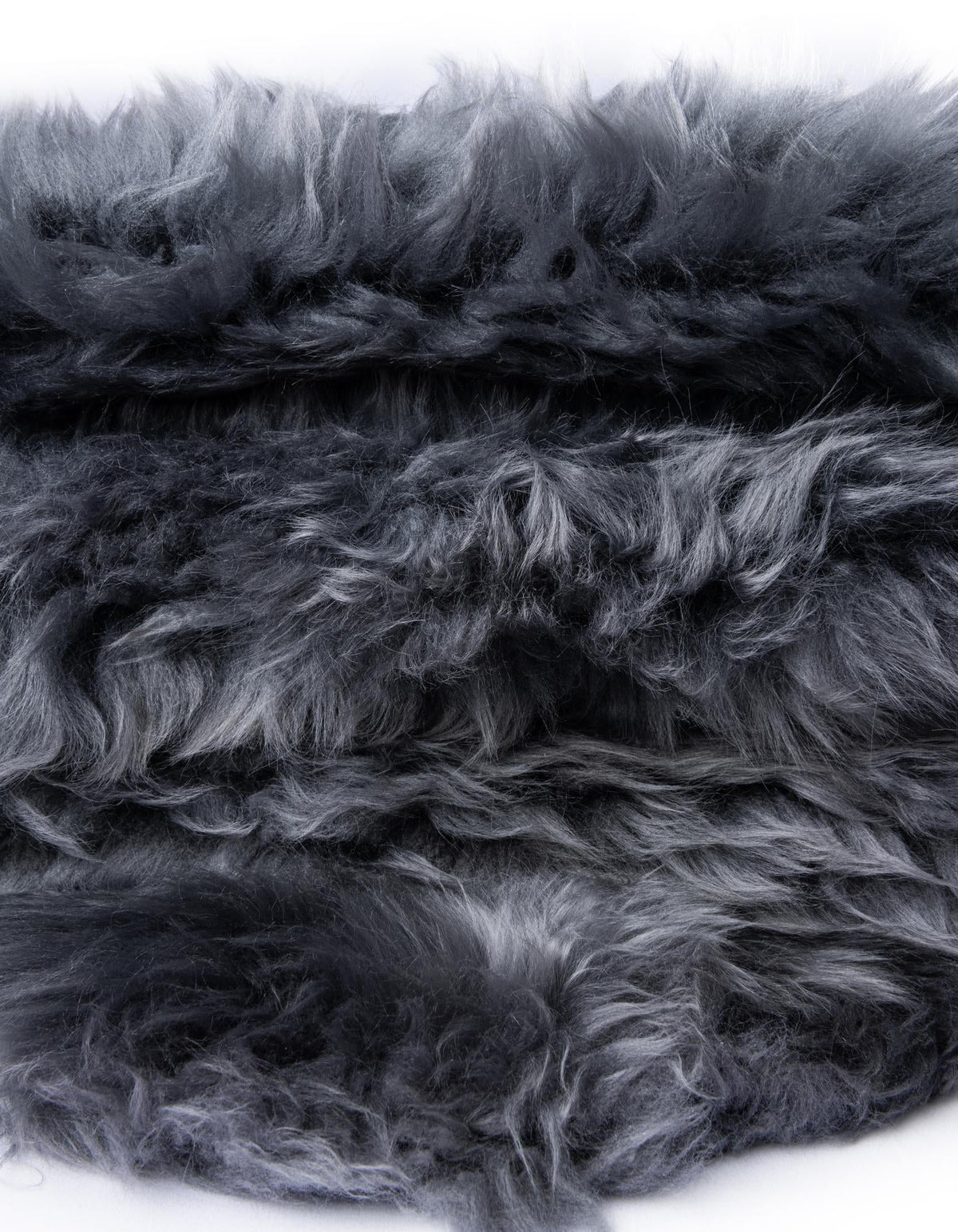 Arctic Lambskin Luxe Collection Area Rug - Tundra Rectangle Gray  lifestyle 93