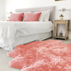 Arctic Lambskin Luxe Collection Area Rug - Tundra Rectangle Pink  lifestyle 11