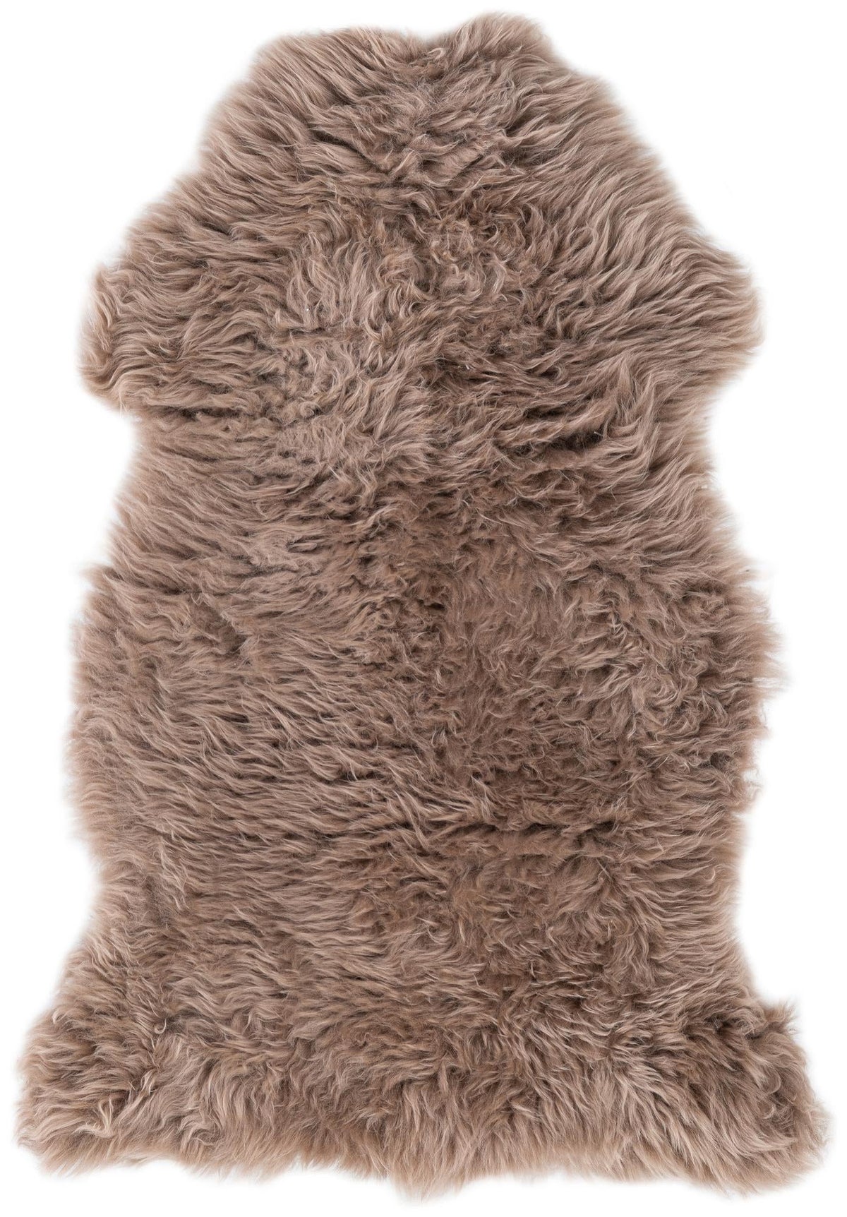 Arctic Lambskin Luxe Collection Area Rug - Tundra Rectangle Beige  lifestyle 4