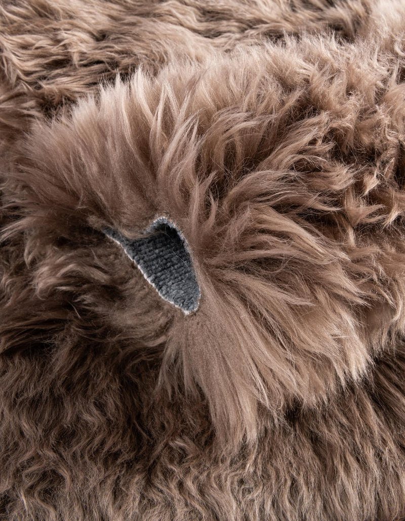 Arctic Lambskin Luxe Collection Area Rug - Tundra Rectangle Beige  lifestyle 54