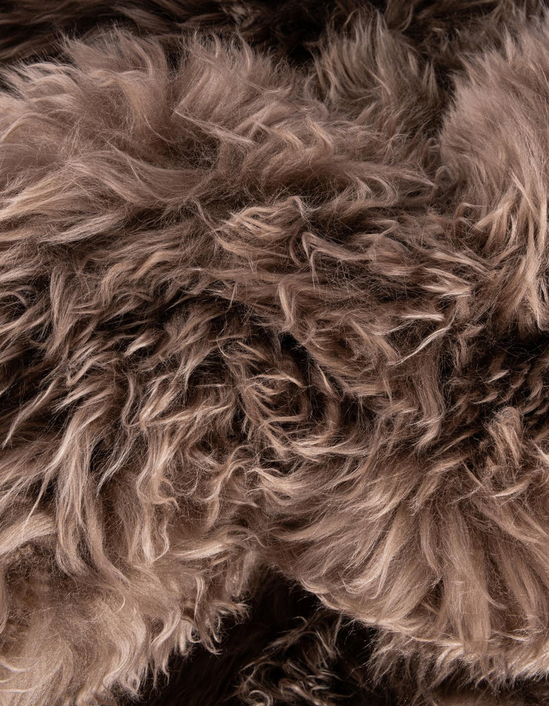 Arctic Lambskin Luxe Collection Area Rug - Tundra Rectangle Beige  lifestyle 64