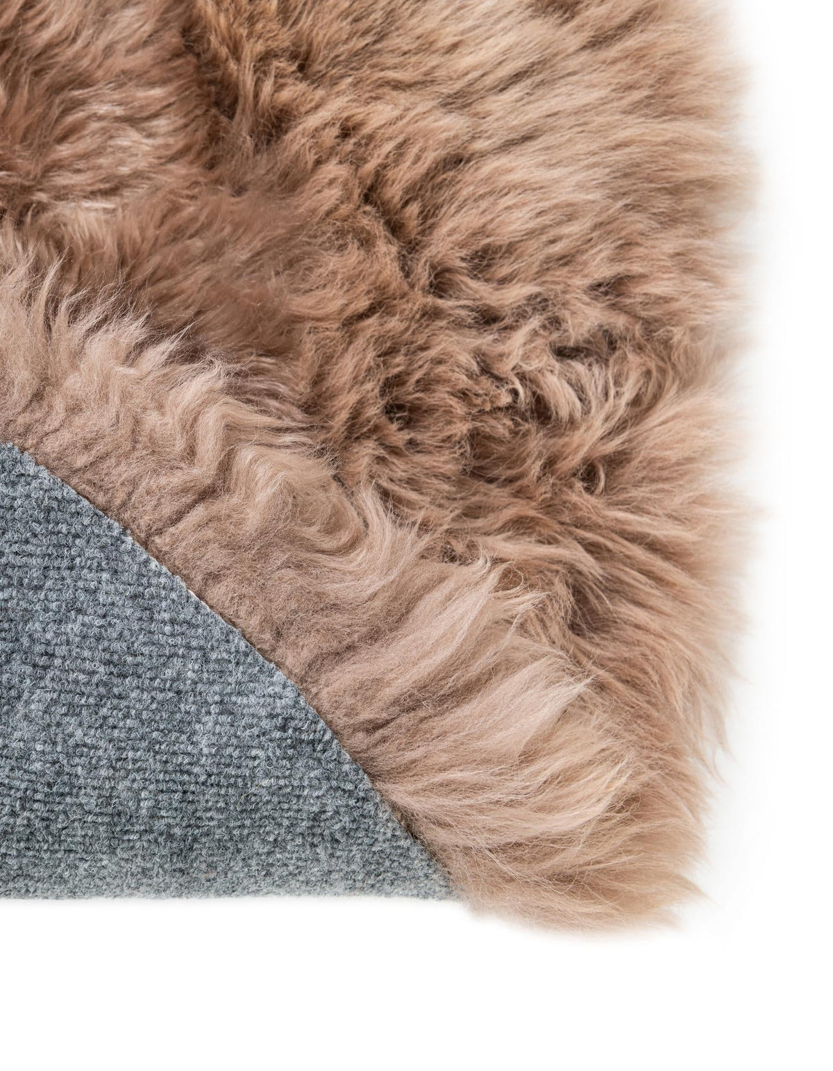 Arctic Lambskin Luxe Collection Area Rug - Tundra Rectangle Beige  lifestyle 69