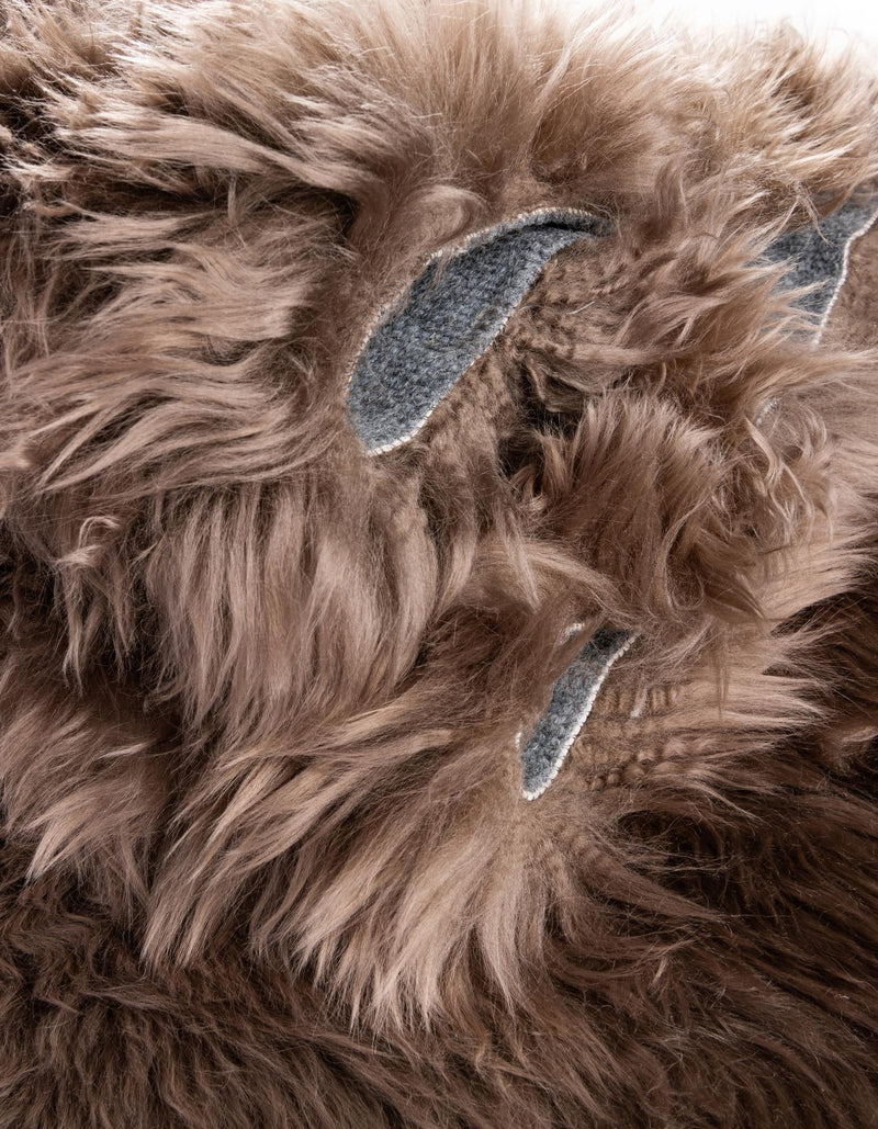 Arctic Lambskin Luxe Collection Area Rug - Tundra Rectangle Beige  lifestyle 89