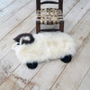 Lambskin Playland Rugs Collection Area Rug - Fleeceville Rectangle White and Black  lifestyle 2