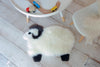 Lambskin Playland Rugs Collection Area Rug - Fleeceville Rectangle White and Black  lifestyle 5