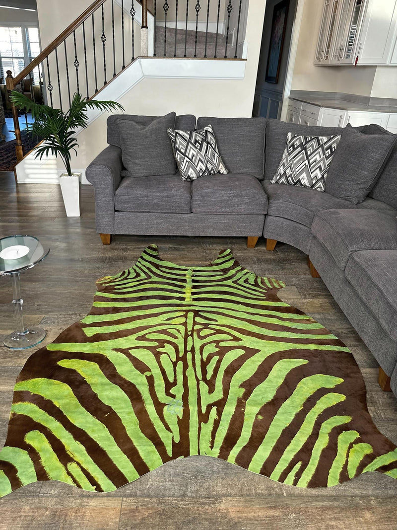 Savannah Hideaway Collection Area Rug -  Kalahari Rectangle Green and Brown   lifestyle 2