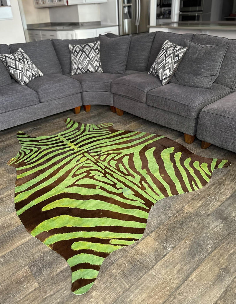 Savannah Hideaway Collection Area Rug -  Kalahari Rectangle Green and Brown   lifestyle 3
