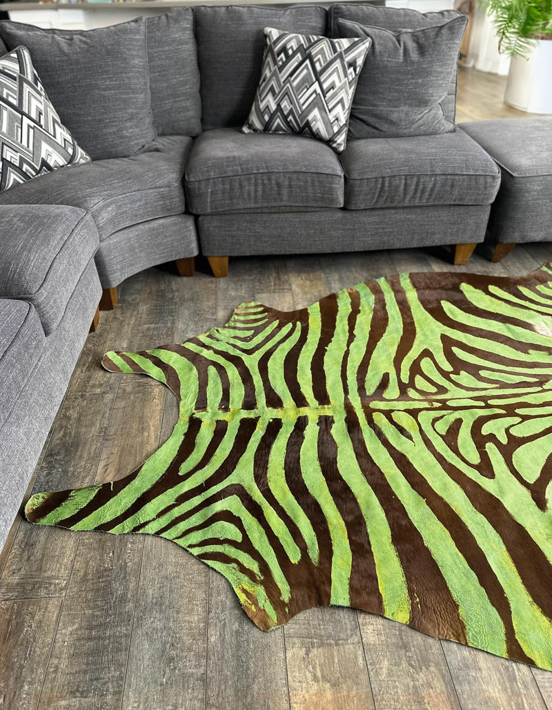Savannah Hideaway Collection Area Rug -  Kalahari Rectangle Green and Brown   lifestyle 4