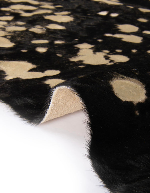 Savannah Hideaway Collection Area Rug -  Savannah Rectangle Black and Gold  lifestyle 10