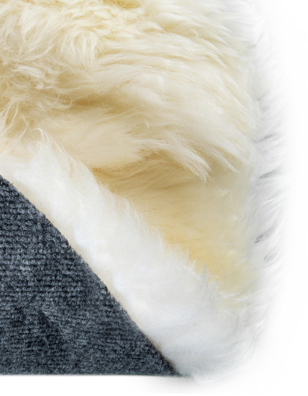 Lambskin Haven Collection Area Rug - Fleeceville Round White  lifestyle 27