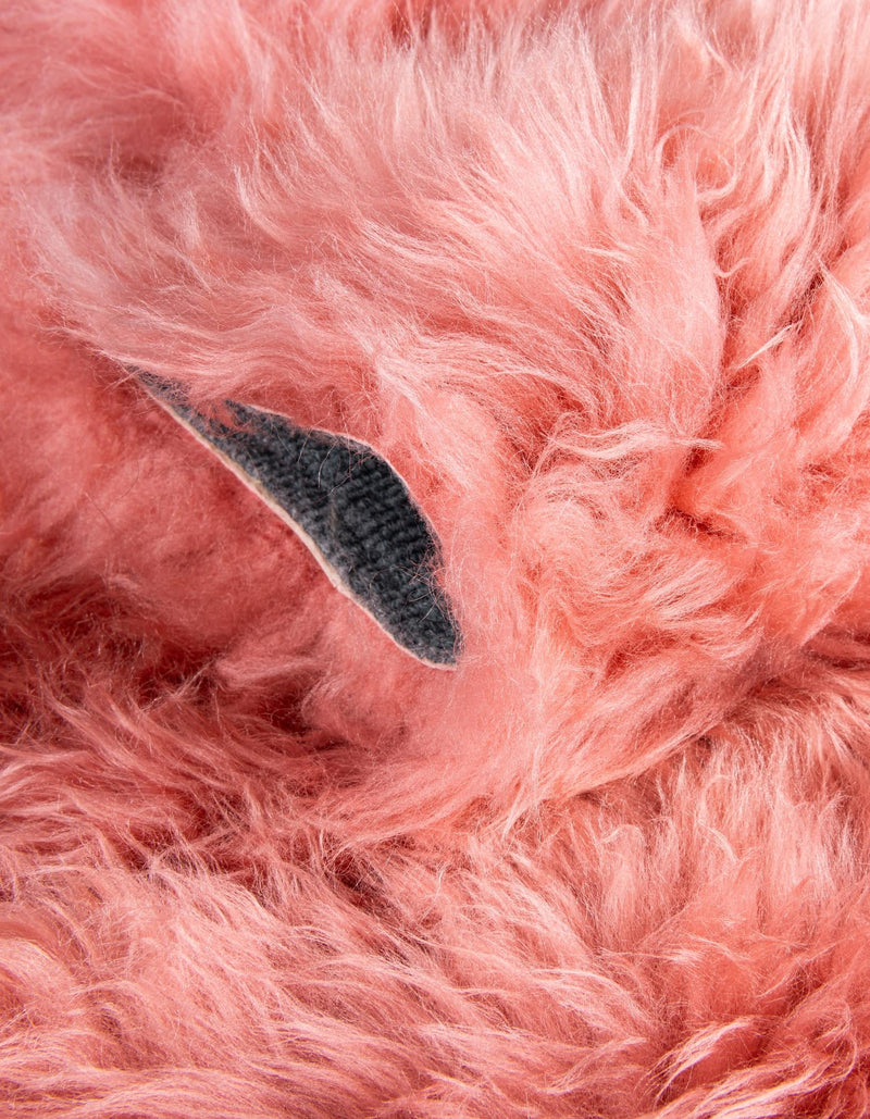 Lambskin Haven Collection Area Rug - Fleeceville Round Pink  lifestyle 20