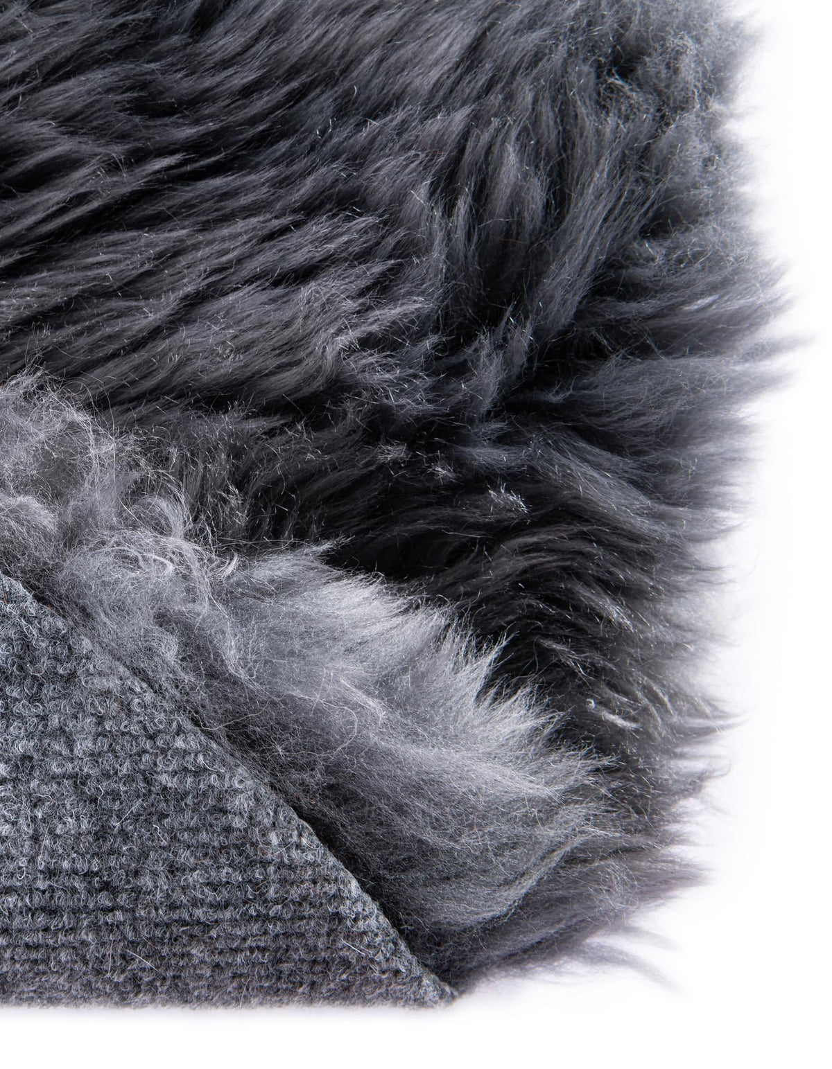 Lambskin Haven Collection Area Rug - Fleeceville Round Gray  lifestyle 61