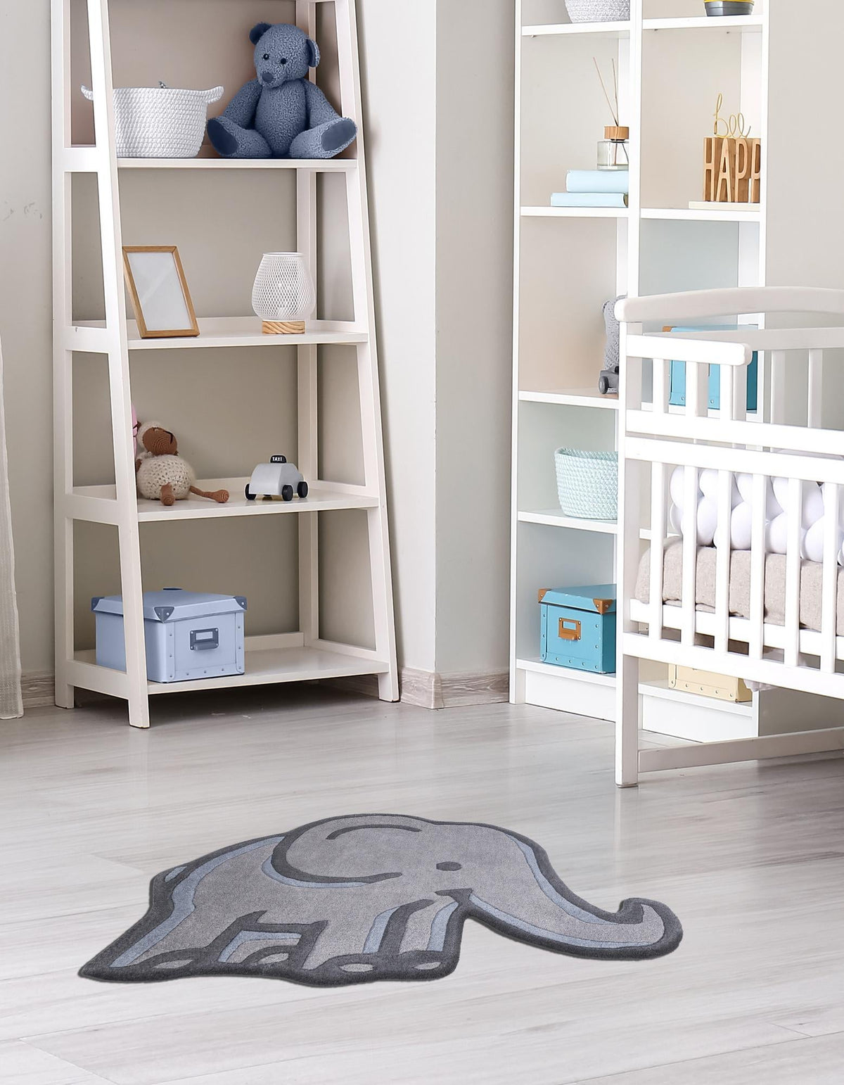 Whimsy Wonders Wool Collection Area Rug -  Prairie Rectangle Gray  lifestyle 9